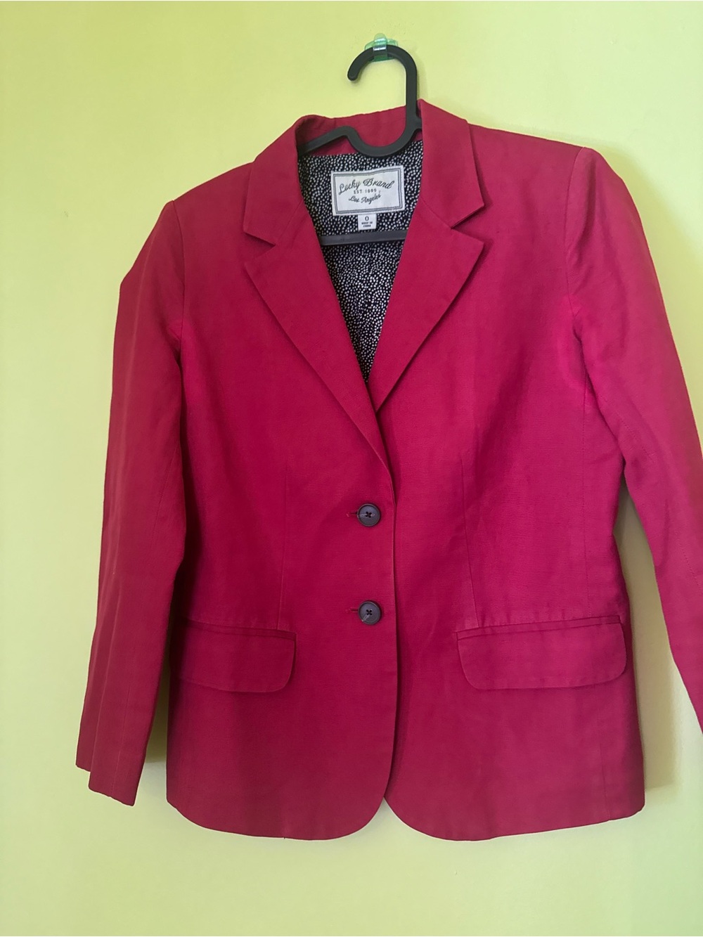 Pink vintage Lucky Brand blazer